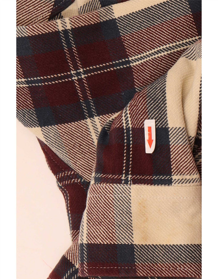 Camicia da uomo in flanella Superdry a quadri multicolori grandi