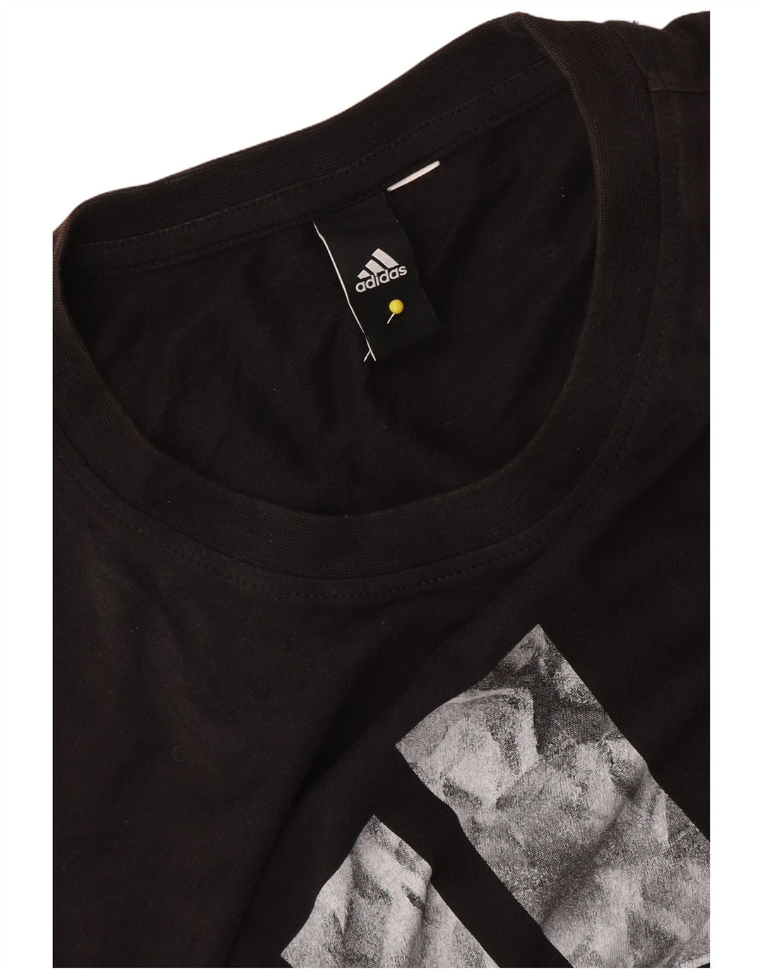 T-shirt grafica da uomo Adidas Top color block nero medio