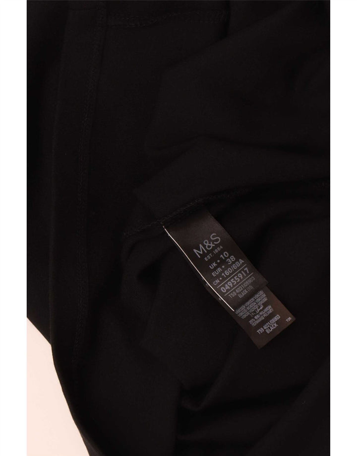 Gonna longuette da donna Marks & Spencer UK 10 piccola W30 viscosa nera