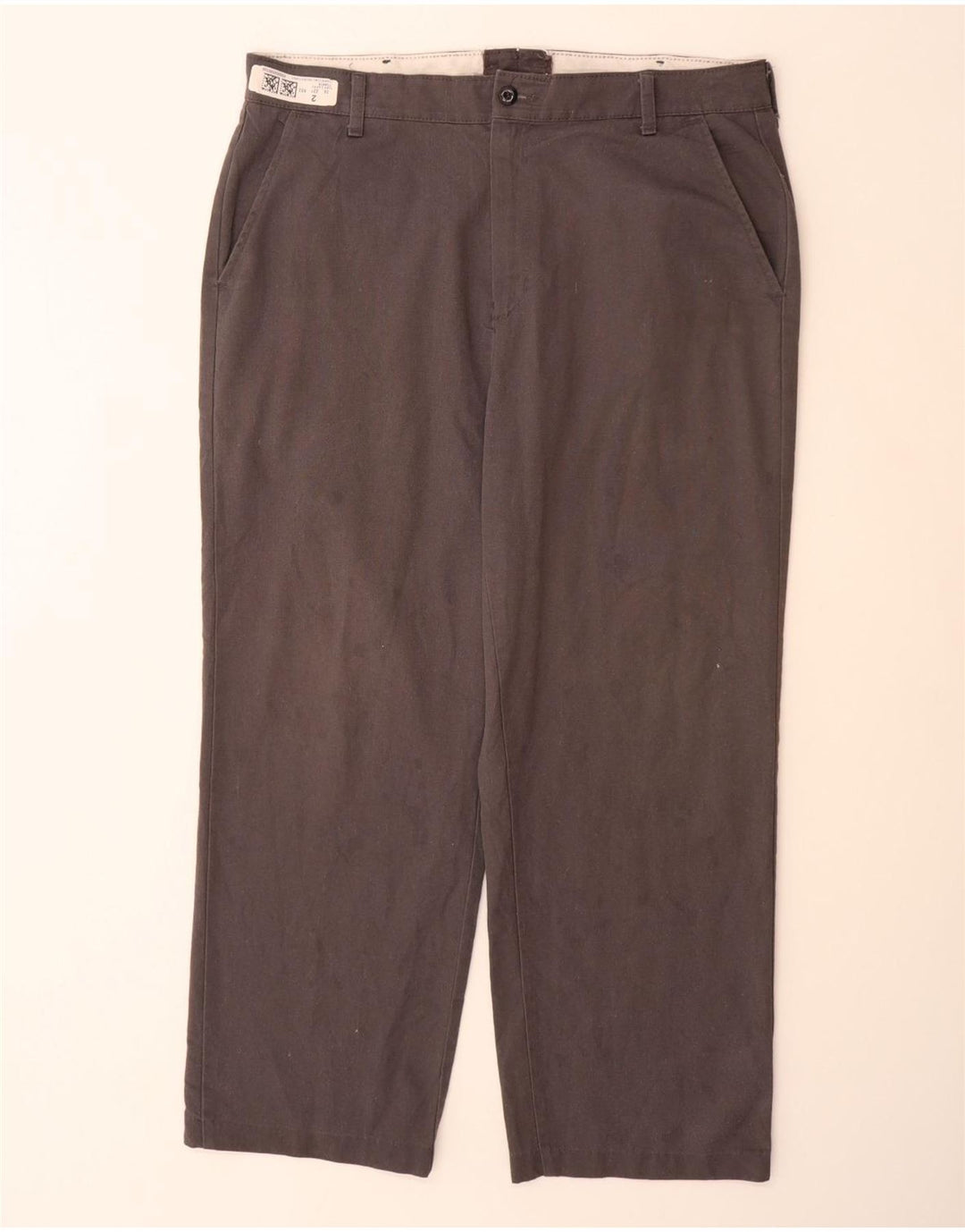 Pantaloni chino dritti da uomo RED KAP W38 L29 poliestere grigio