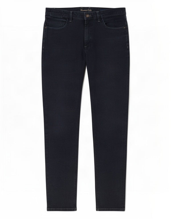 Jeans slim da uomo Massimo Dutti EU 44 Large W34 L34 Cotone blu navy