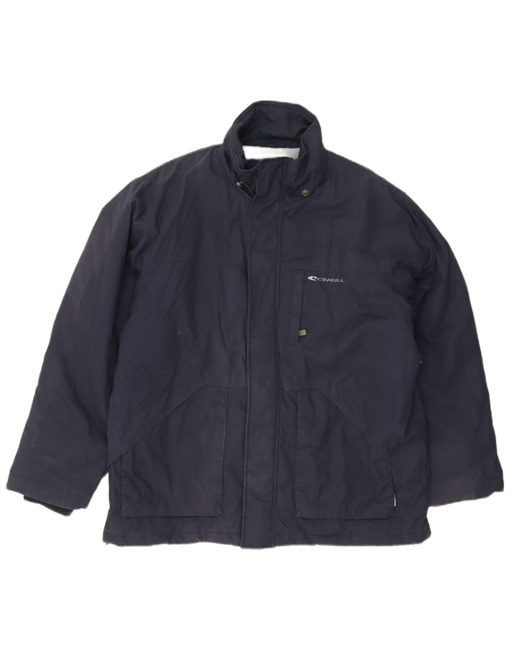 Giacca a vento grafica da uomo O'Neill UK 40 Large Blu Navy Colourblock