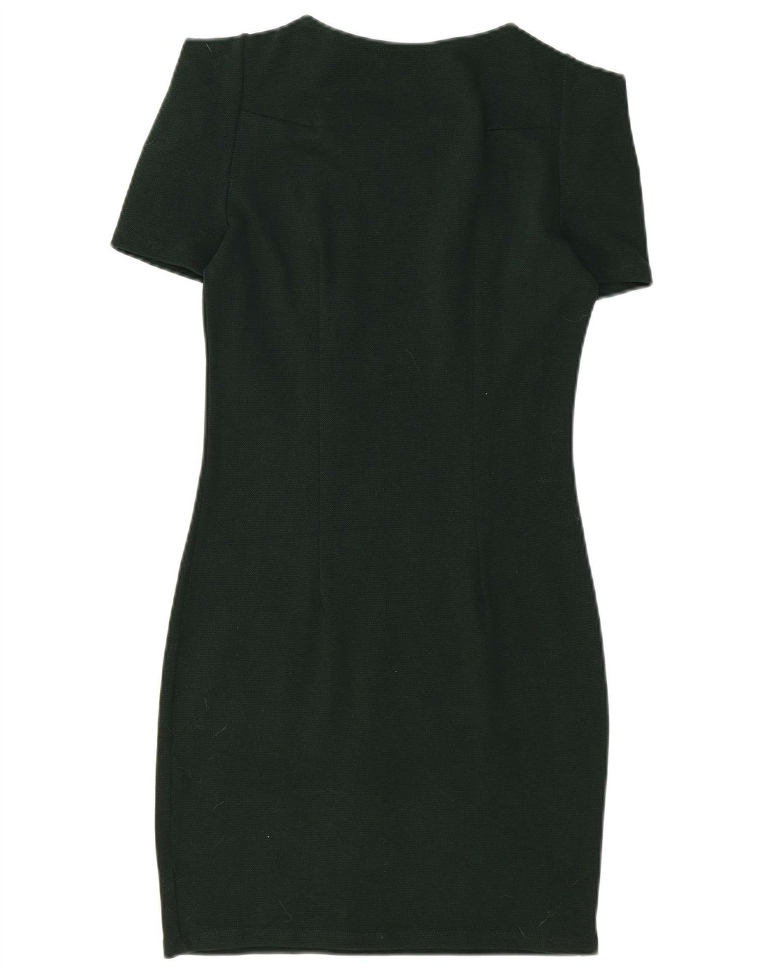 ZARA Womens Sheath Dress UK 10 Small Green Cotton