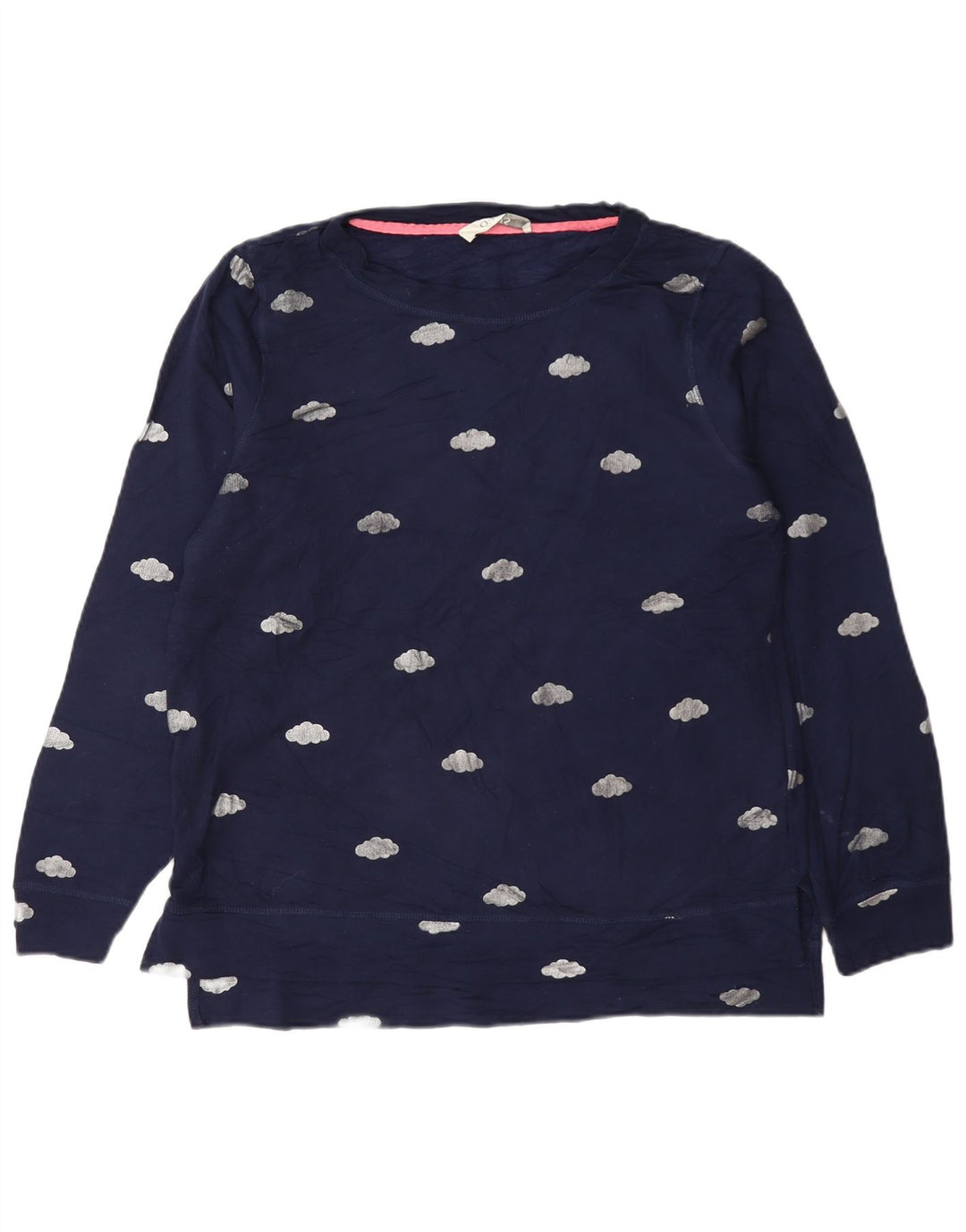 Felpa oversize con grafica da donna Oasis UK 10 Small Blu Navy