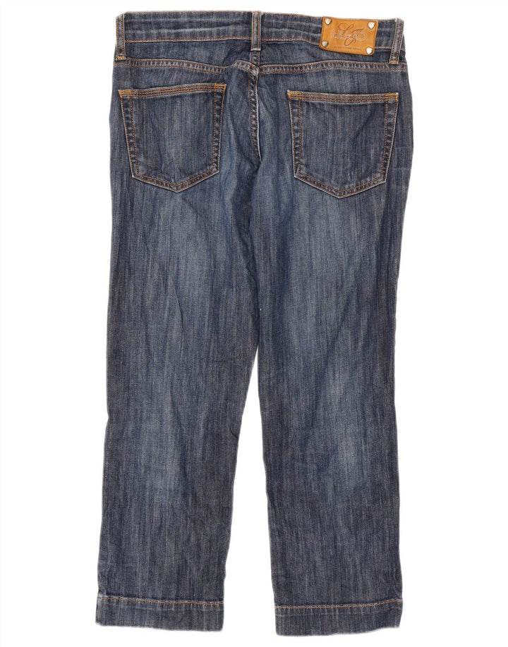 Jeans Cropped Donna Liu Jo W30 L24 Blu Navy