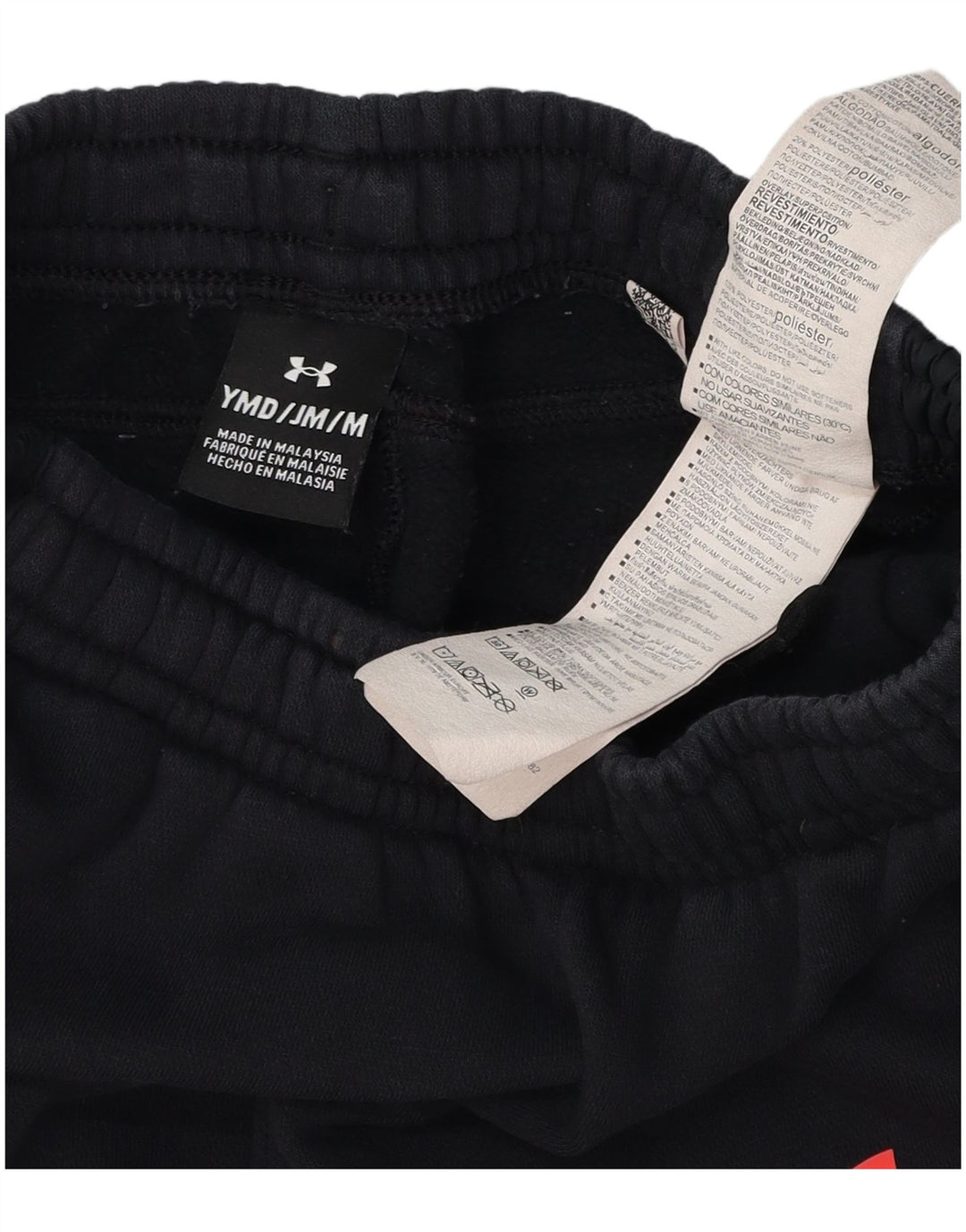 Pantaloni da tuta da ragazzo Under Armour Joggers 9-10 anni cotone nero medio