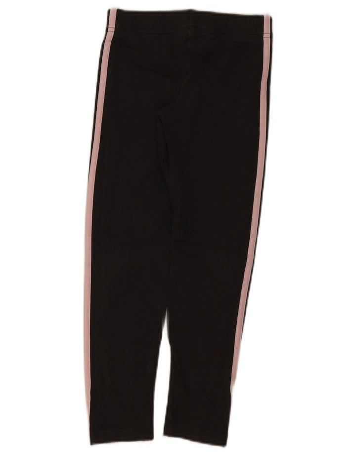 Leggings Adidas Bambina 9-10 Anni Cotone Grigio