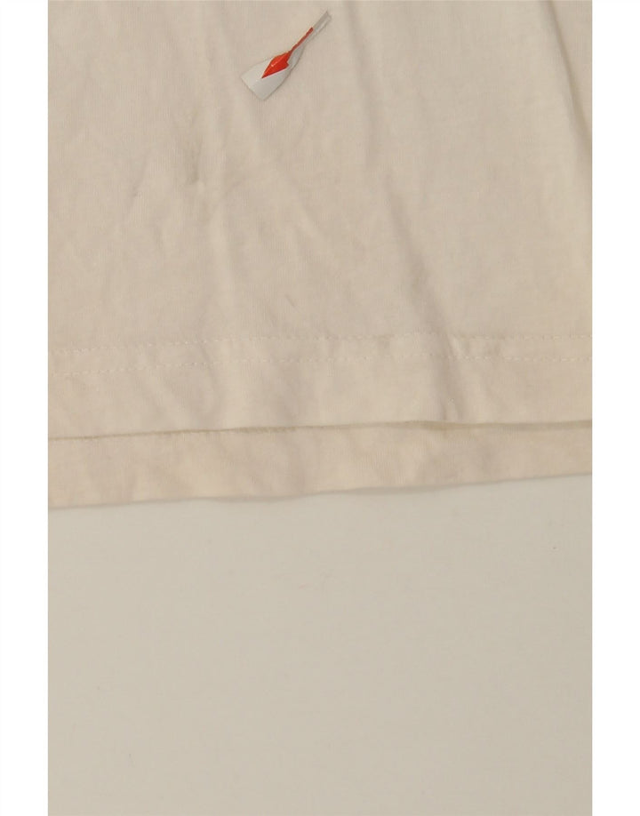 T-shirt grafica da uomo Puma Top in cotone bianco medio
