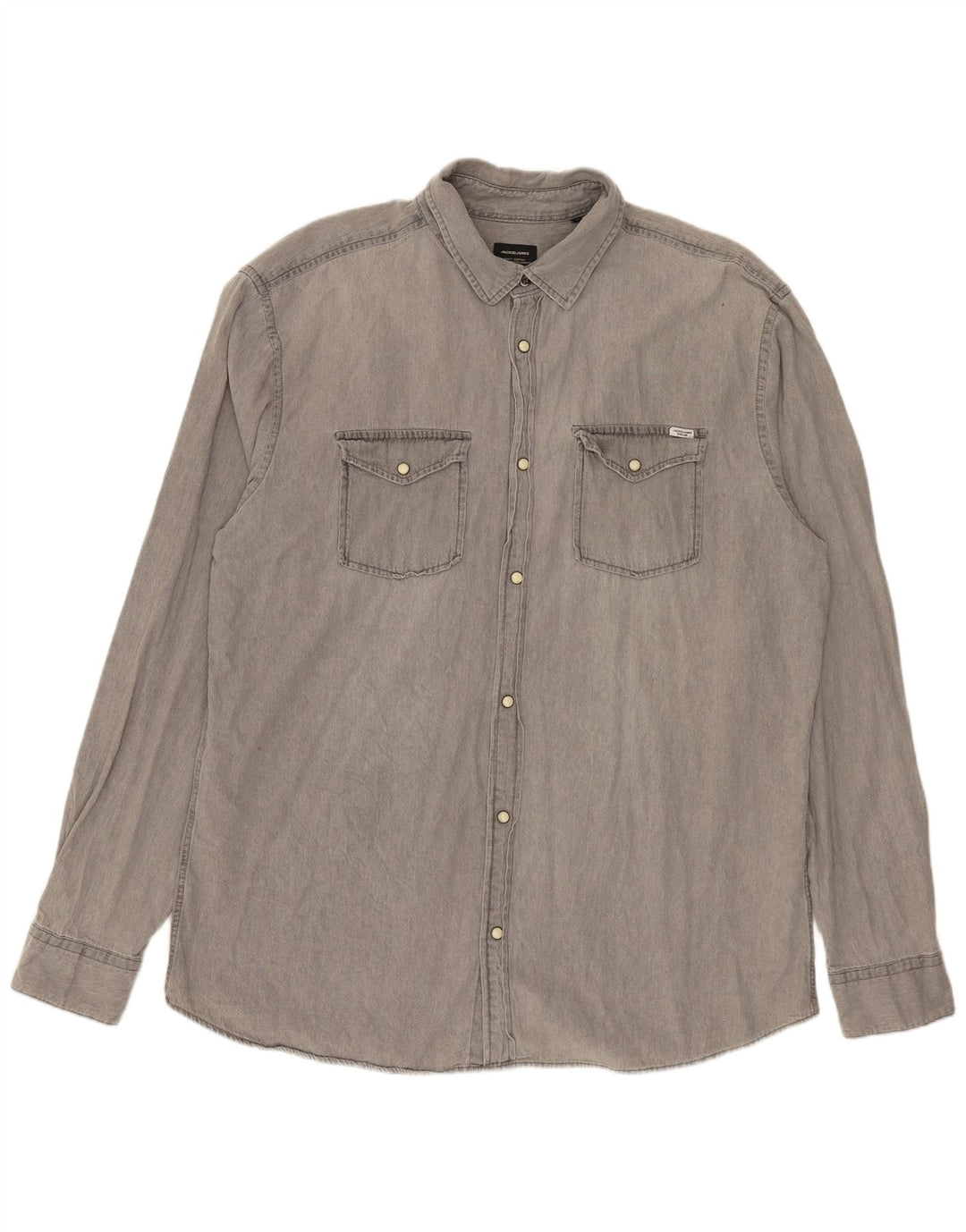 Camicia da uomo Jack & Jones 2XL cotone grigio
