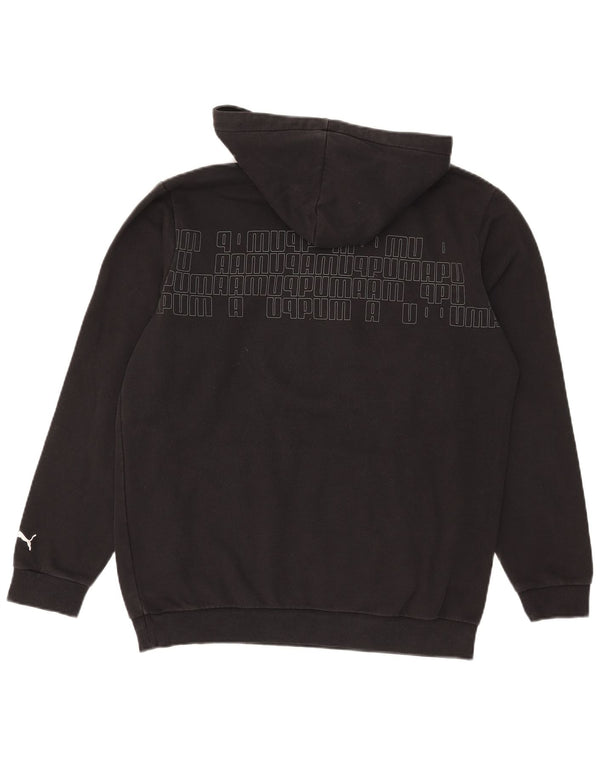 Felpa con cappuccio grafica da ragazzo Puma 14-15 anni in cotone nero