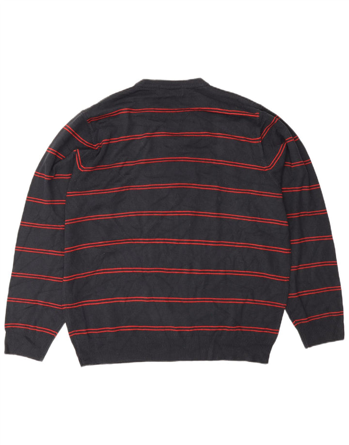 Maglione da uomo Marks & Spencer Blue Harbour con scollo a V grande blu navy