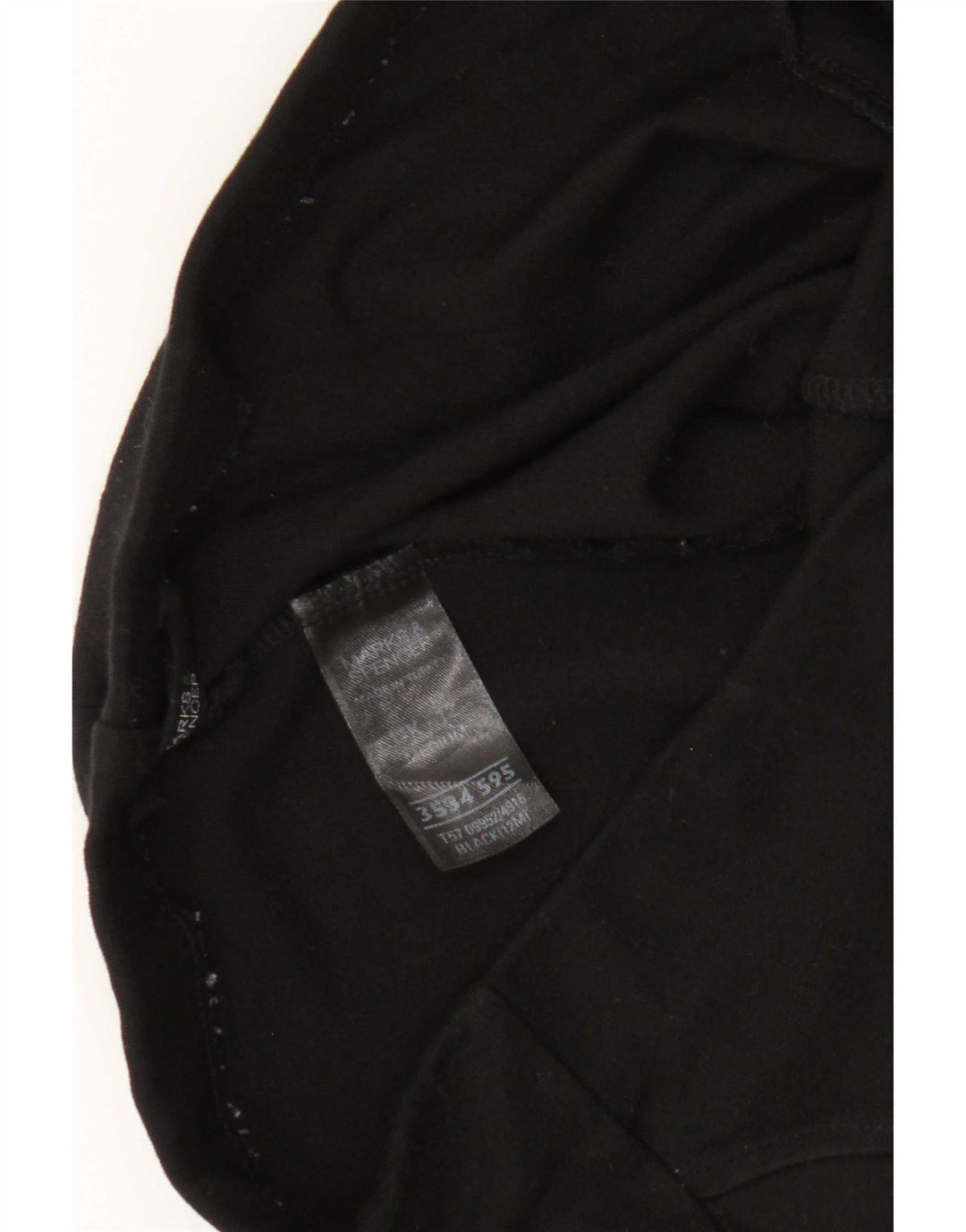 Leggings corti da donna Marks & Spencer UK 12 viscosa nera media