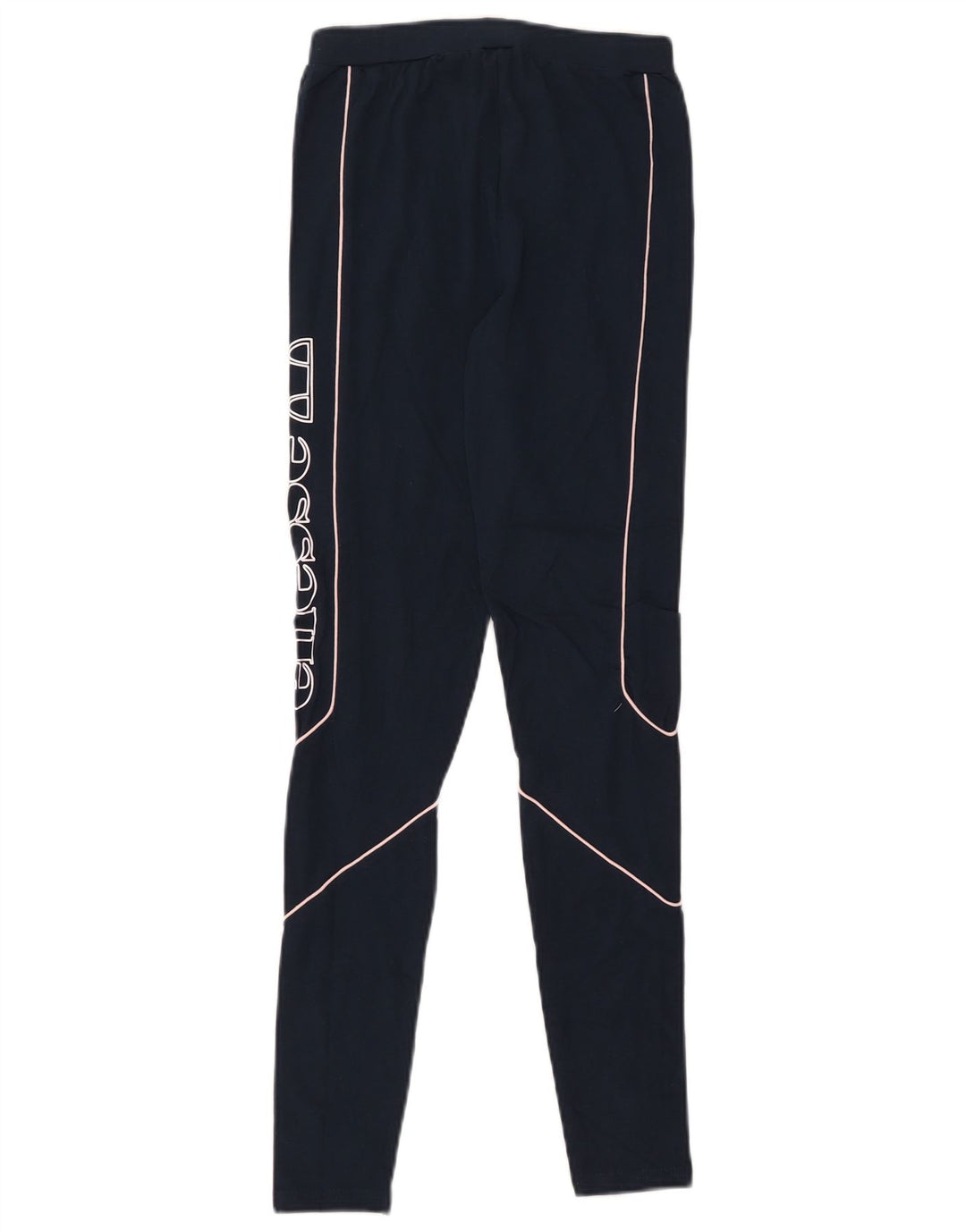 Leggings grafici da donna Ellesse UK 8 piccoli in cotone blu navy