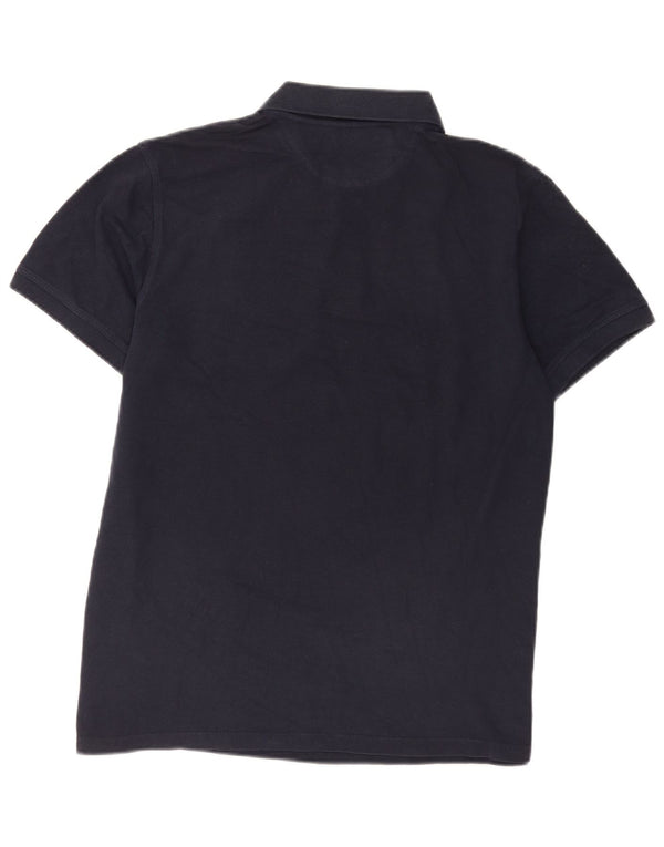Polo da uomo Timberland grande in cotone blu navy