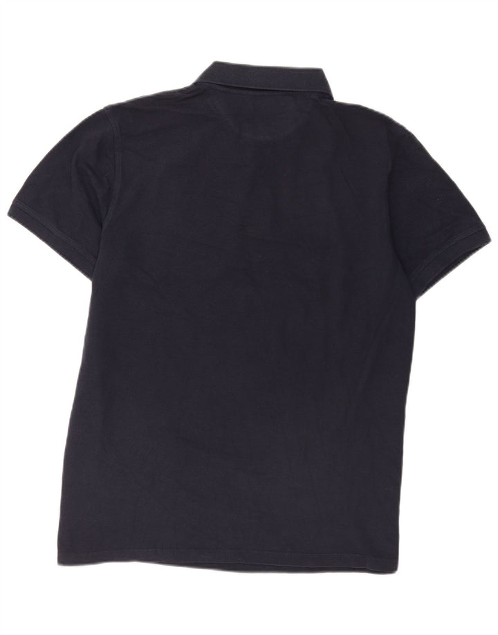 Polo da uomo Timberland grande in cotone blu navy