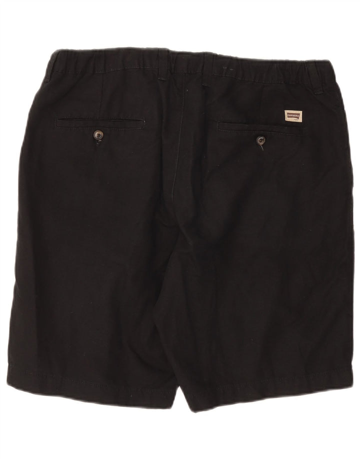 CARRERA Uomo VERONA Chino Shorts Grandi W36 Cotone Nero