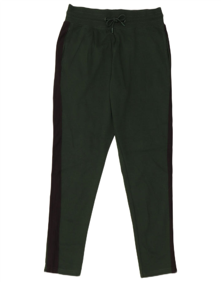 Pantaloni da tuta da uomo Zara Small in cotone color block verde