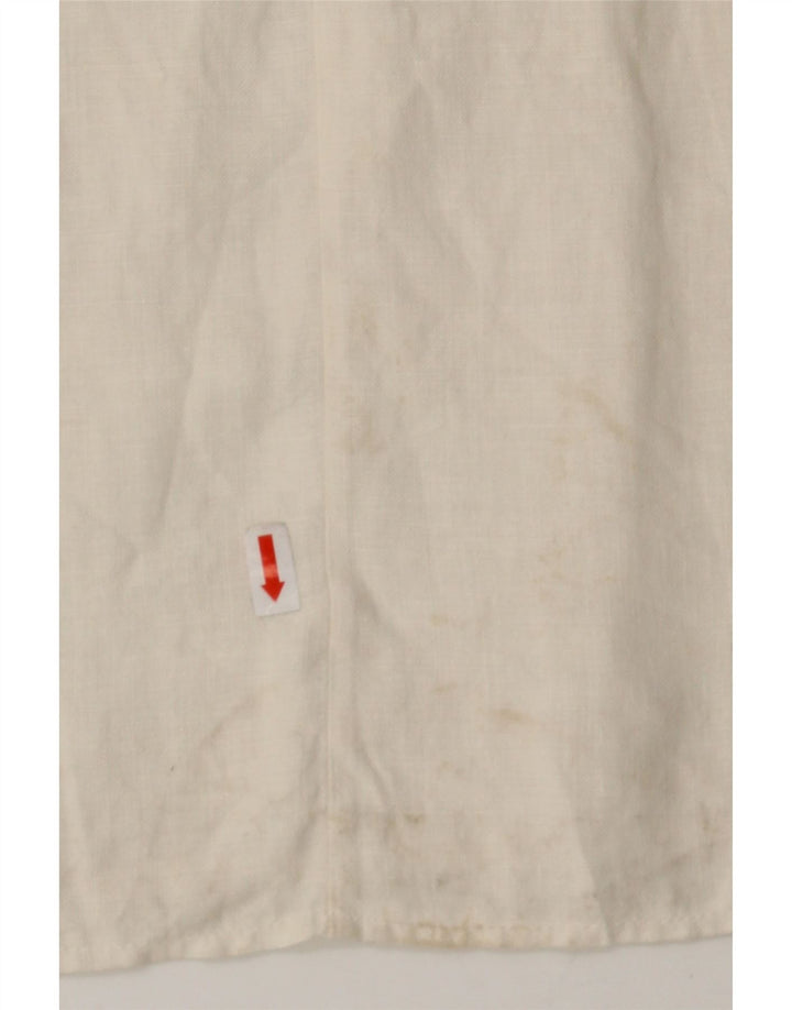 VINTAGE Womens Sundress UK 14 Large White Vintage Vintage and Second-Hand Vintage from Messina Hembry 