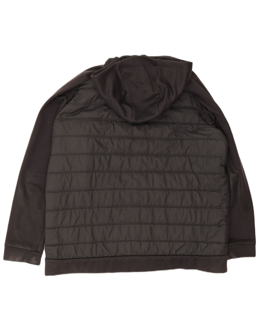 Giacca imbottita con cappuccio Nike da uomo UK 44 2XL poliestere nero