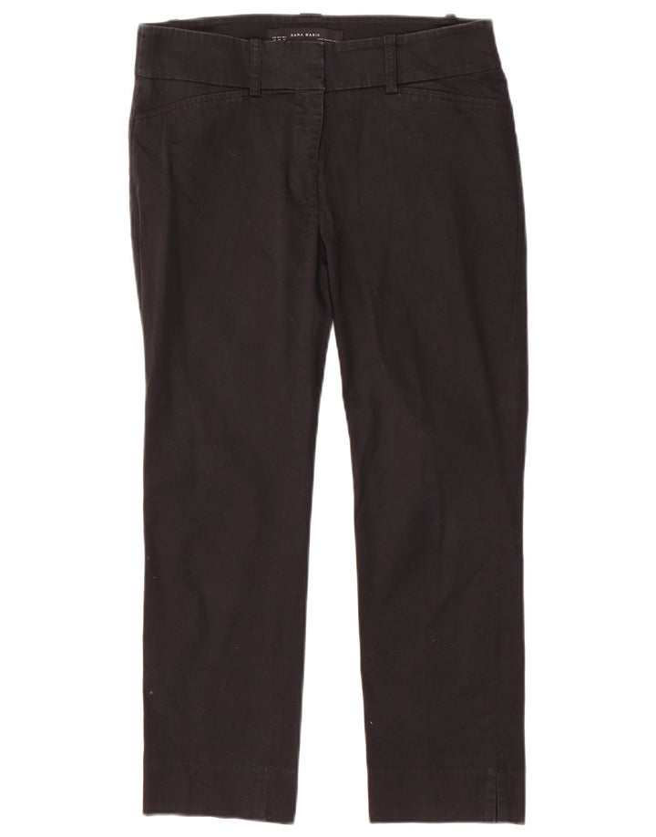 Pantaloni corti da donna Zara EU 38 piccoli W28 L24 neri