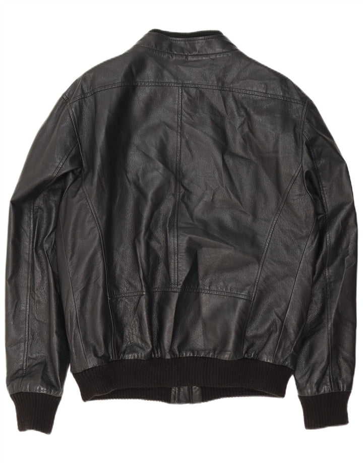 Giacca utilitaria in pelle da uomo Conbipel UK 38 media nera