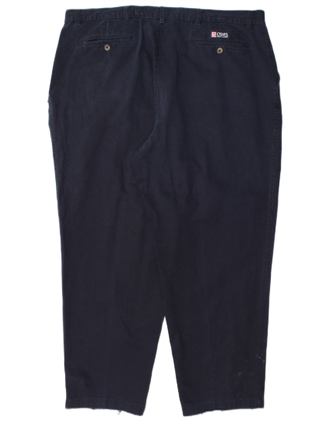 Pantaloni chino con pegging da uomo CHAPS W44 L30 cotone blu navy