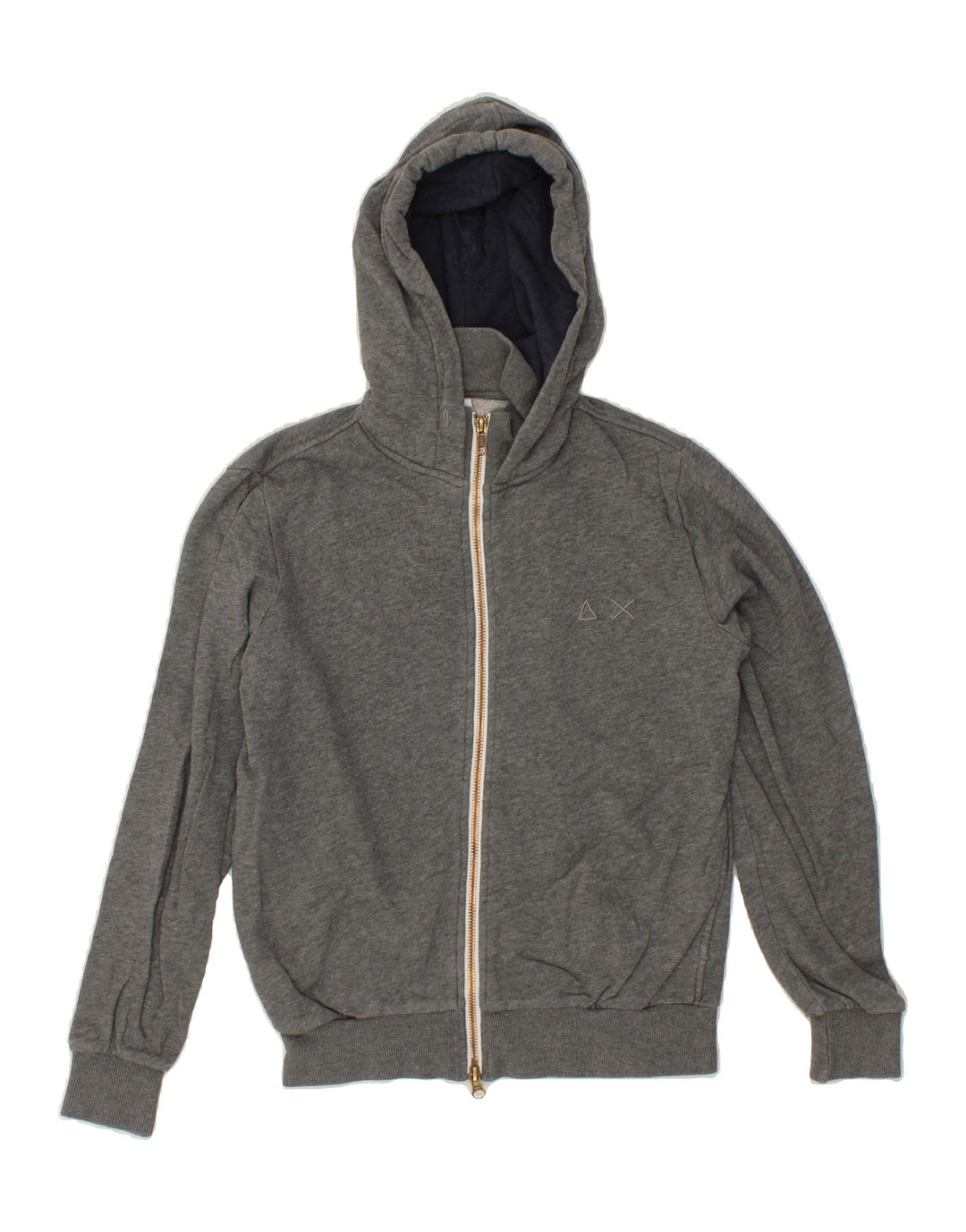 SUN68 Boys Zip Hoodie Sweater 11-12 Years Grey Cotton Vintage Sun68 and Second-Hand Sun68 from Messina Hembry 