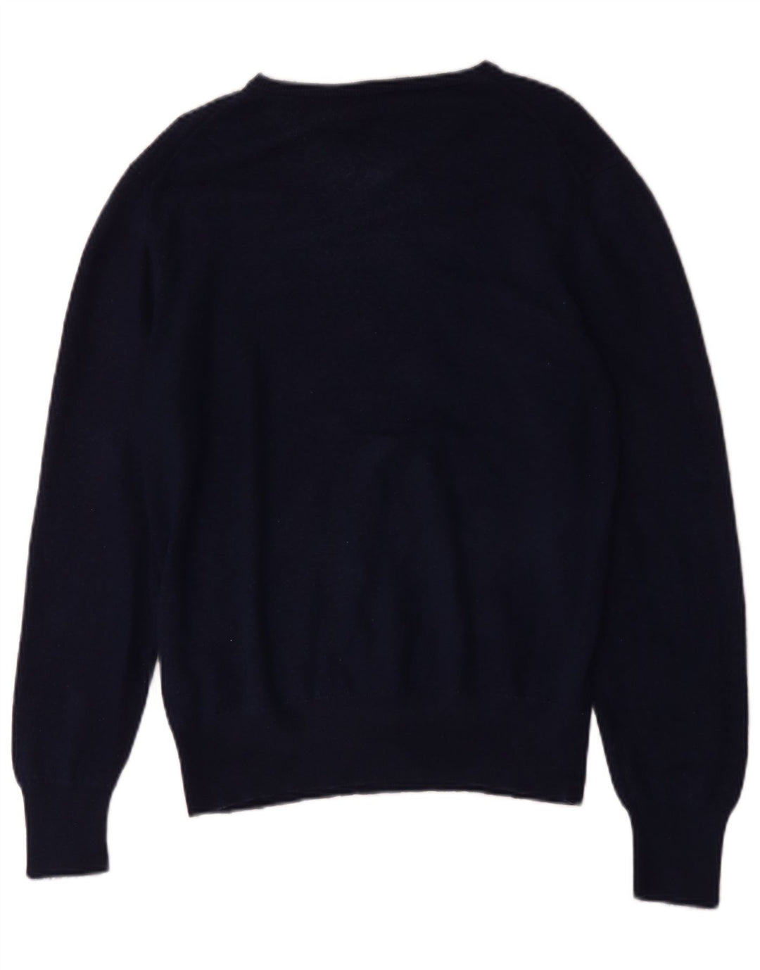 Hugo Boss Maglione da uomo con scollo a V XL in lana blu navy