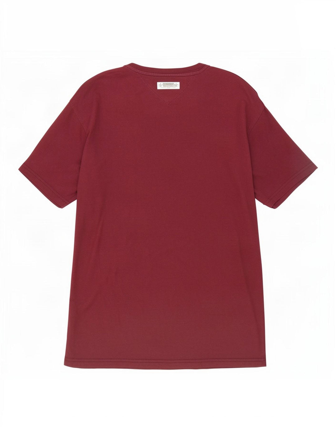 T-shirt grafica da uomo Tommy Hilfiger Top in cotone bordeaux medio