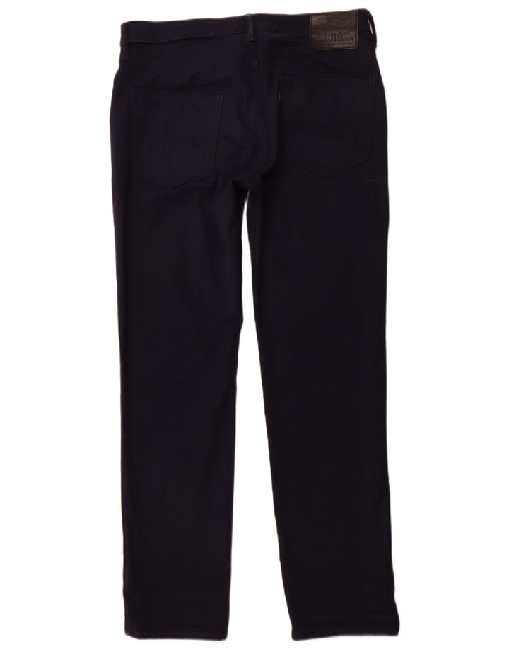 Pantaloni casual dritti da uomo LEVI'S W34 L32 cotone blu navy