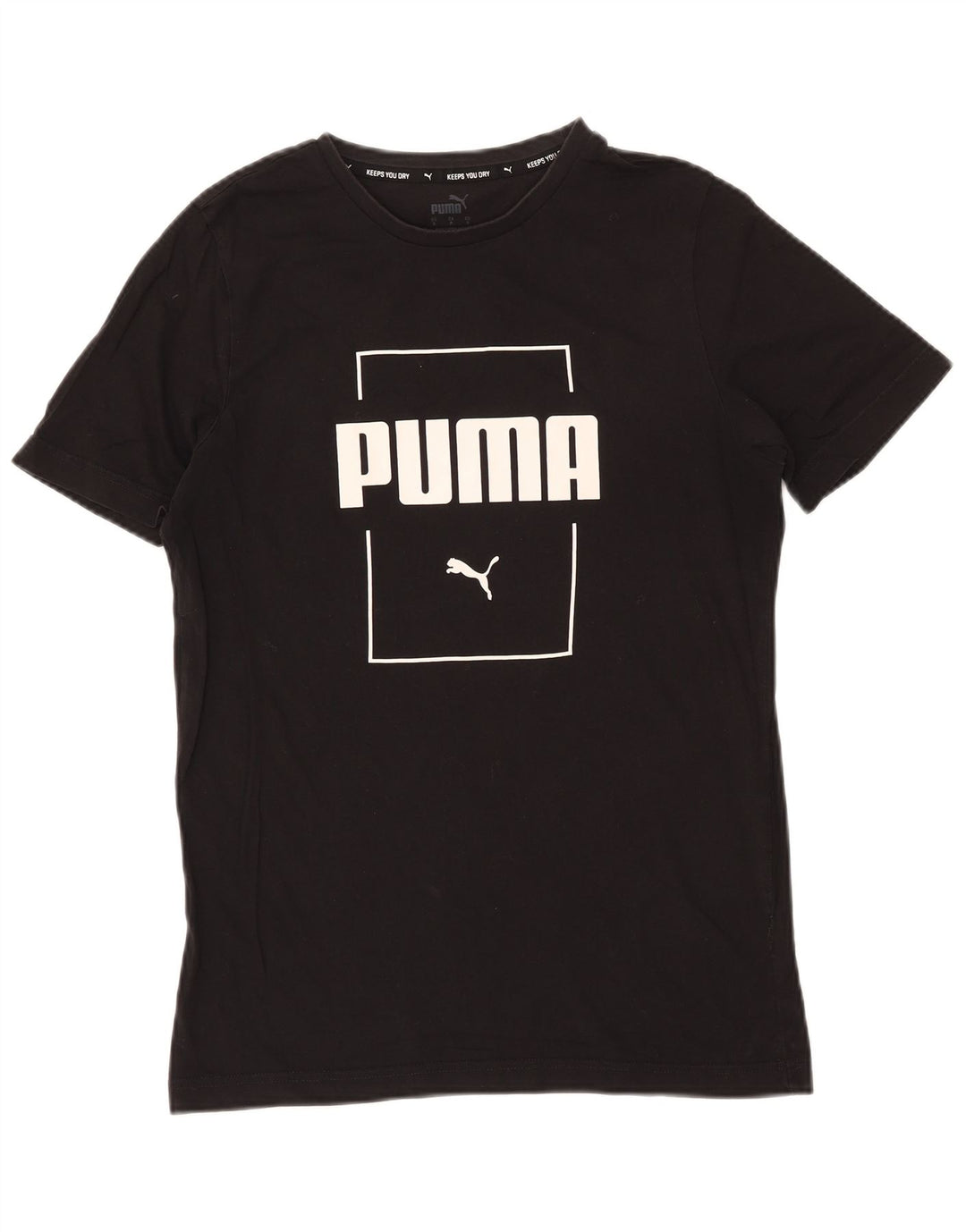 T-shirt grafica da uomo Puma Top Small Nera