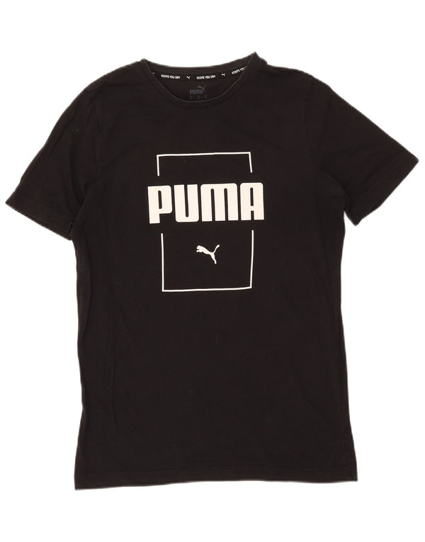 T-shirt grafica da uomo Puma Top Small Nera