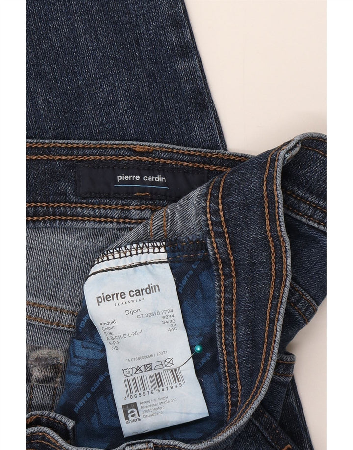 Jeans dritti da uomo Pierre Cardin W34 L30 cotone blu