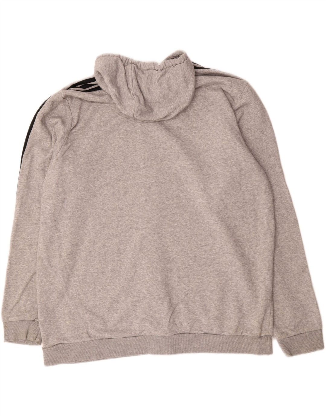 Maglione con cappuccio e zip da uomo Adidas 2XL Grigio