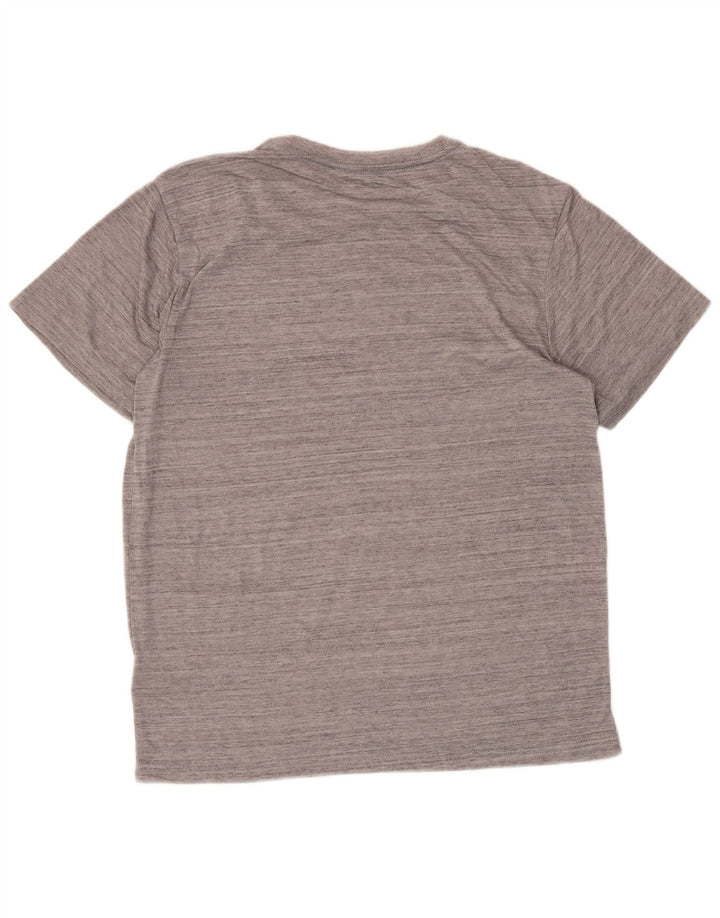 T-shirt grafica da uomo Hurley Top in poliestere grigio medio