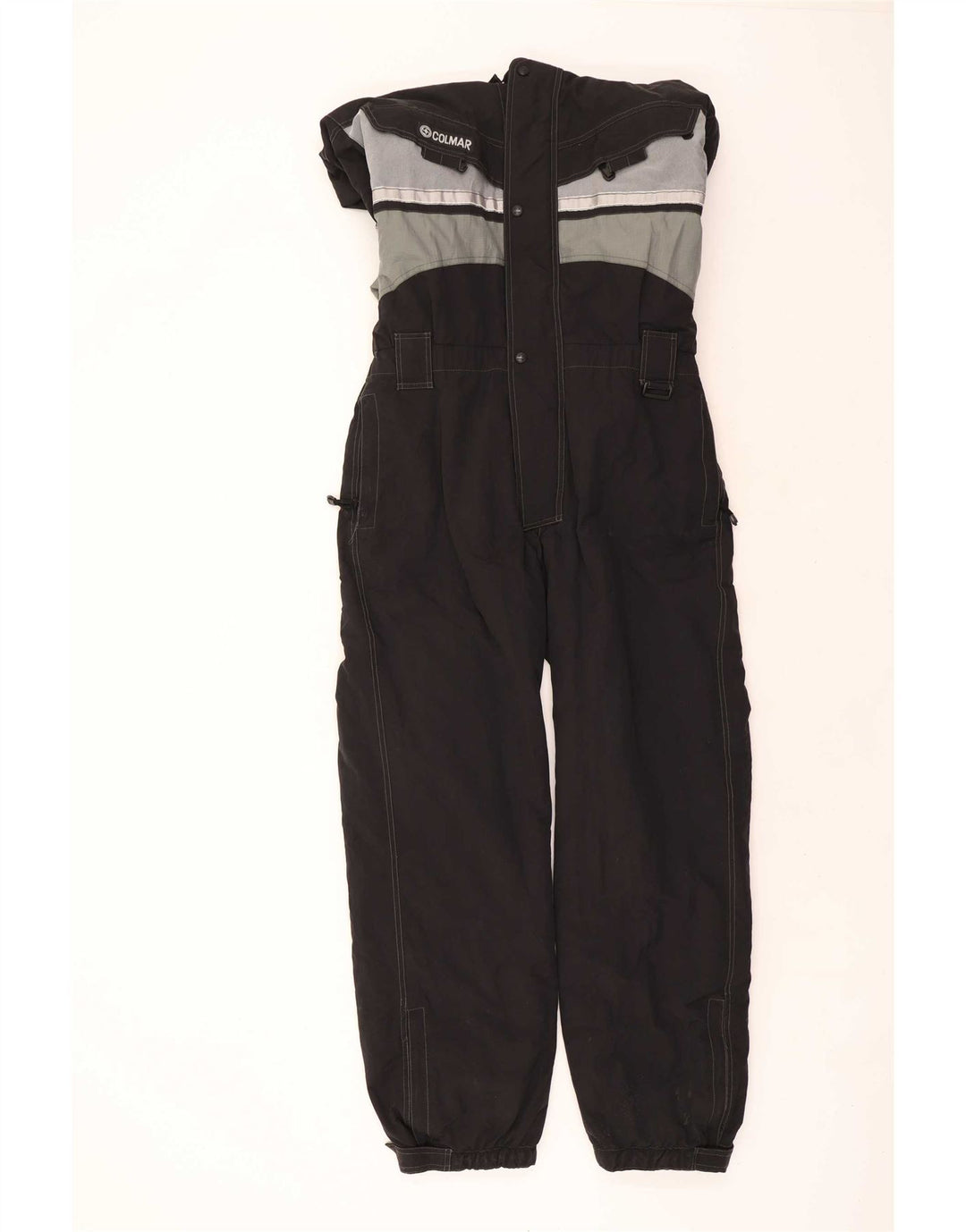 Tuta da sci da uomo con cappuccio Colmar IT 56 XL Nera Colourblock in poliammide