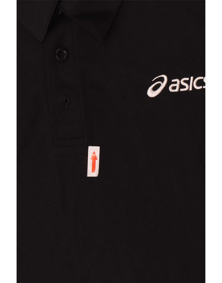 Polo Asics Ragazzo 13-14 Anni Poliestere Nero