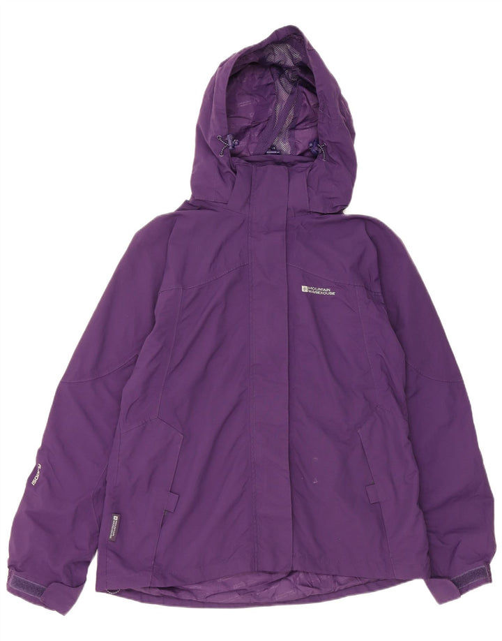 Giacca antipioggia con cappuccio da donna Mountain Warehouse UK 14 Large Viola Nylon