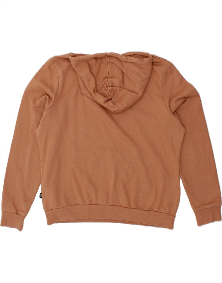 PUMA Womens Hoodie Jumper UK 16 Large Beige Vintage Puma and Second-Hand Puma from Messina Hembry 