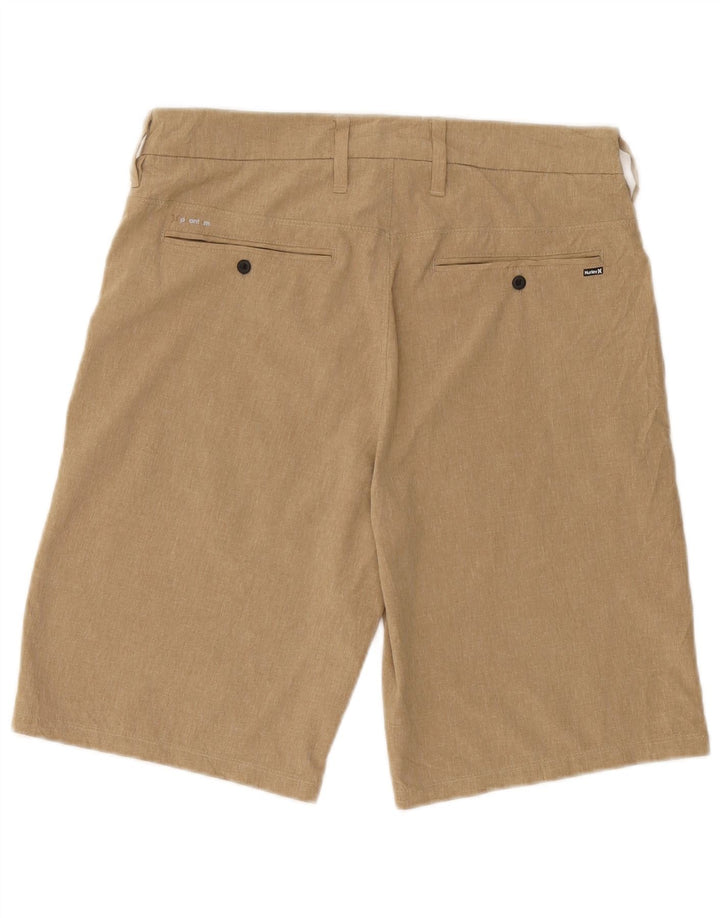 Pantaloncini chino da uomo Hurley W30 poliestere beige medio