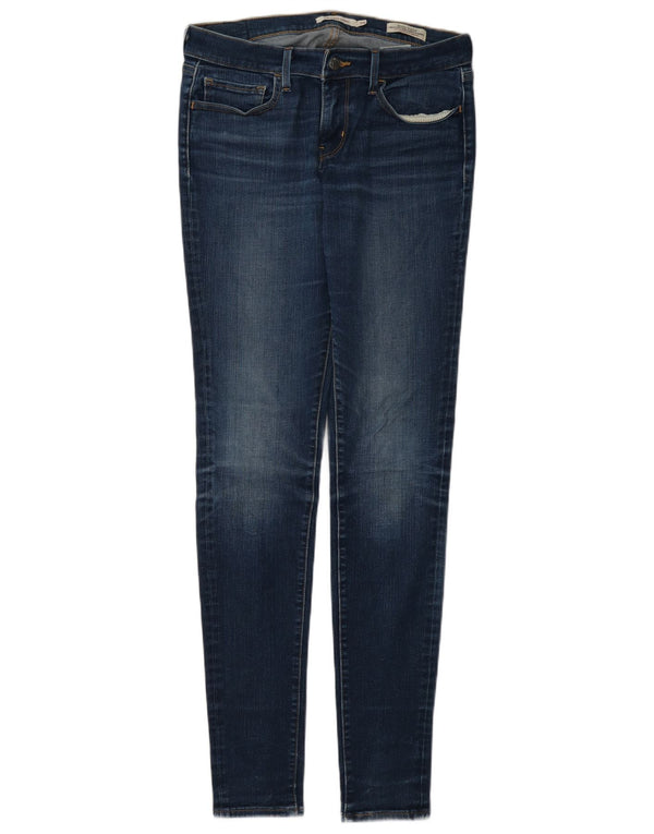 Jeans Levi's da donna 710 super skinny W28 L34 cotone blu