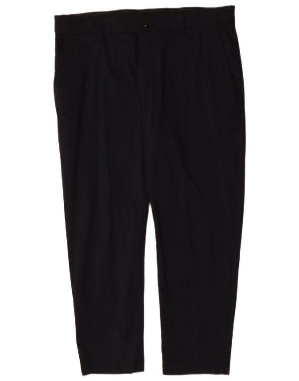 Pantaloni chino dritti NIKE Dri Fit da uomo con vestibilità standard W38 L30 blu navy