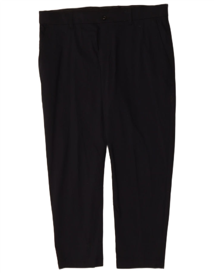 Pantaloni chino dritti NIKE Dri Fit da uomo con vestibilità standard W38 L30 blu navy