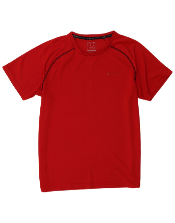 T-shirt da uomo Mountain Warehouse Top in poliestere bordeaux medio