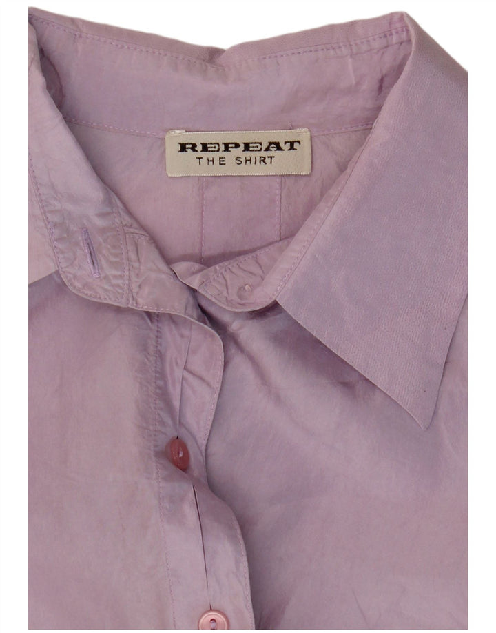 Camicetta camicia da donna Repeat EU 38 seta viola media