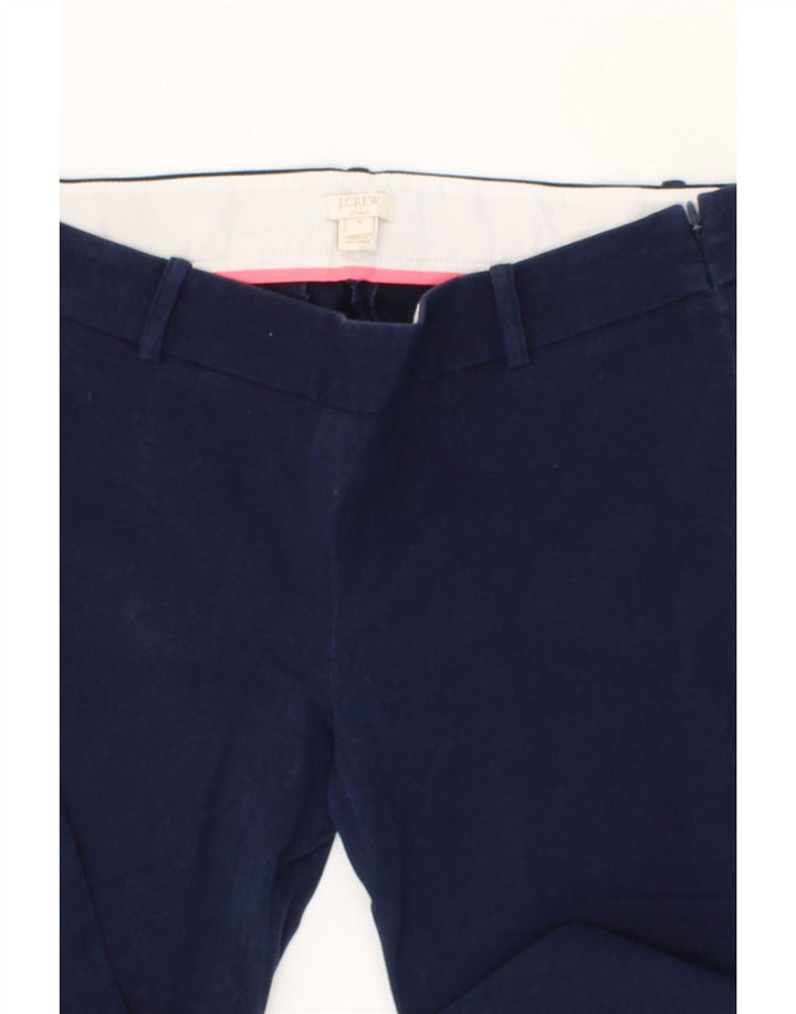 J. CREW Womens Stretch Slim Cropped Trousers US 8 Medium W30 L24  Blue Vintage J. Crew and Second-Hand J. Crew from Messina Hembry 