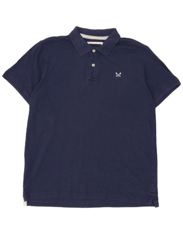 Crew Clothing Polo da uomo XL in cotone blu navy