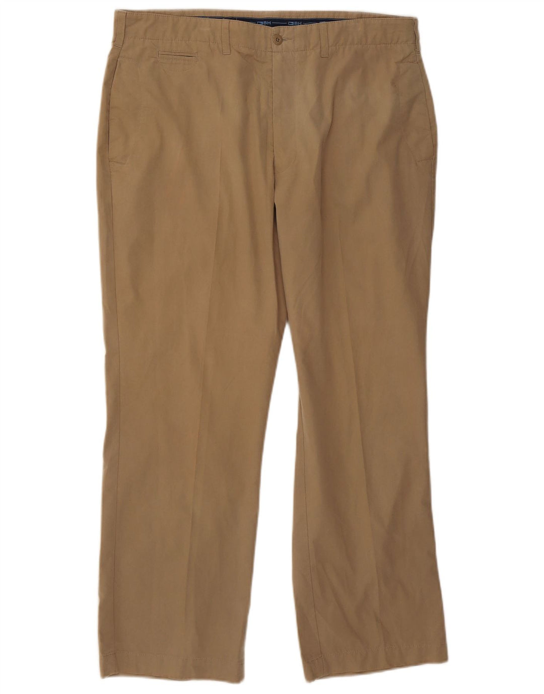 Pantaloni chino bootcut da uomo Marks & Spencer blu Harbour W38 L29 Beige
