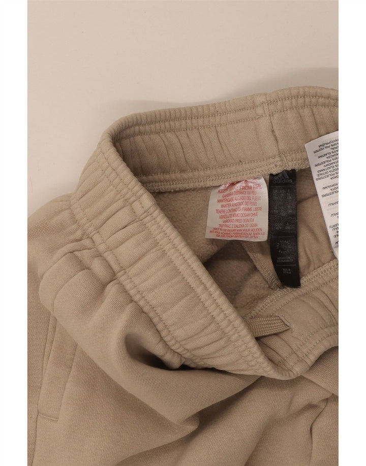 Pantaloni della tuta da ragazzo ADIDAS Joggers 11-12 anni in cotone beige
