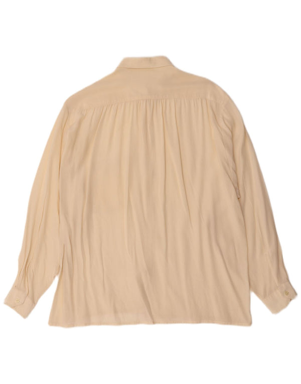 Camicia da donna Angelo Santagostino UK 14 Large Beige